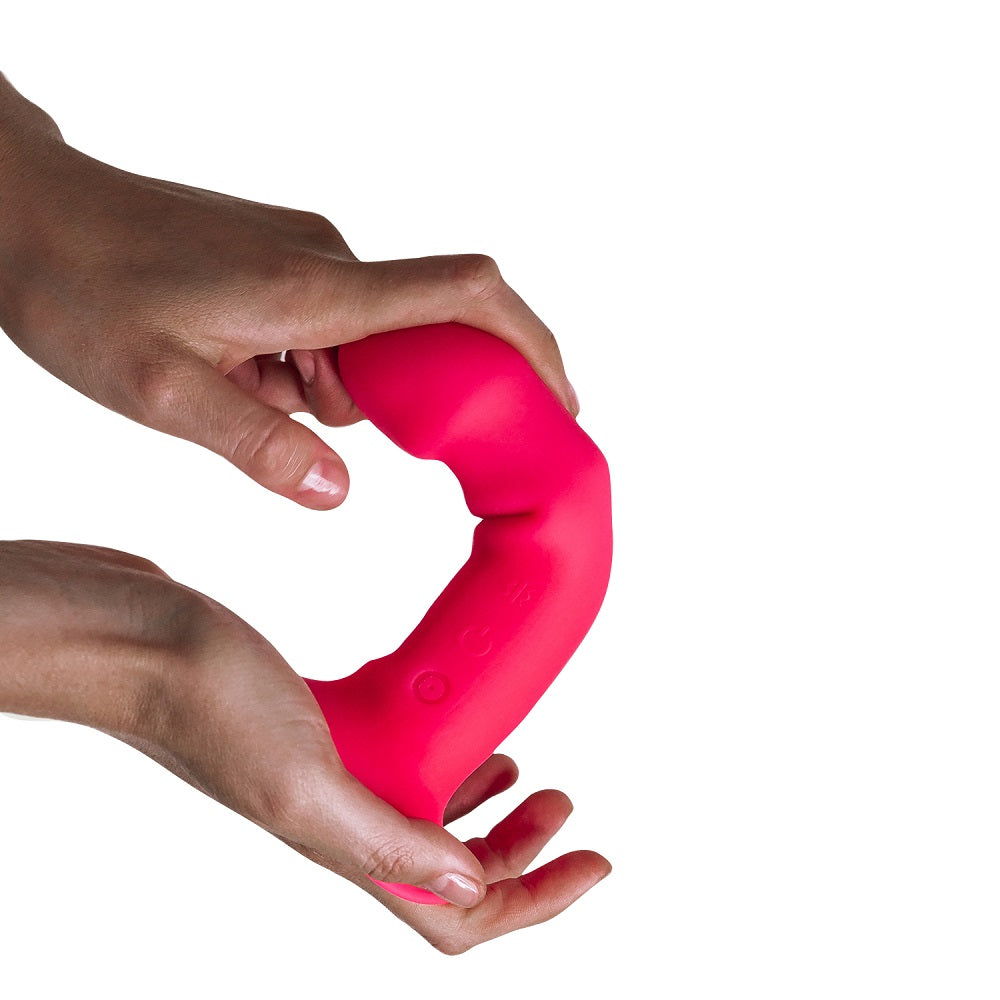 Adrien Lastic Hitsens 2 Pink 6.5 Inch Motorized Dildo with Charger and Double Density Core > Vibrators > Realistic Vibrators