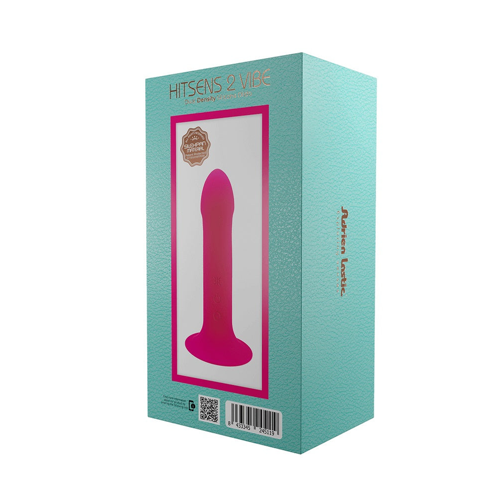 Adrien Lastic Hitsens 2 Pink 6.5 Inch Motorized Dildo with Charger and Double Density Core > Realistic Dildos and Vibes > Realistic Vibrators