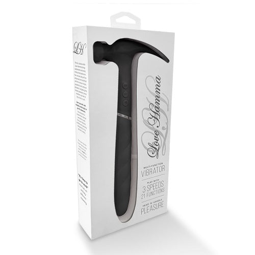 Love Hamma Round Tip Vibrator Black with Powerful Dual Stimulation and Multiple Speeds > Vibrators > Unconventional