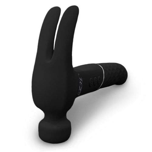Love Hamma Round Tip Vibrator Black with Powerful Dual Stimulation and Multiple Speeds Vibrators - G Spot