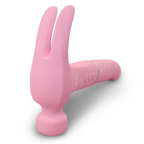 Love Hamma Round Tip Vibrator Pink with Dual Stimulation and Multiple Speeds Vibrators - G Spot
