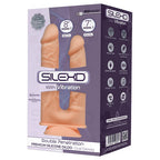 Silexd Model 1 Double Penetration Flesh Silicone Dildo (8 Inch and 7 Inch) > Vibrators > Realistic Vibrators