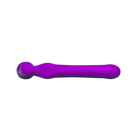 Adrien Lastic Queens Strapless Strap-On Purple Medium Bendable Semi-Realistic Silicone Dildo > Realistic Dildos and Vibes > Strapless Strap Ons