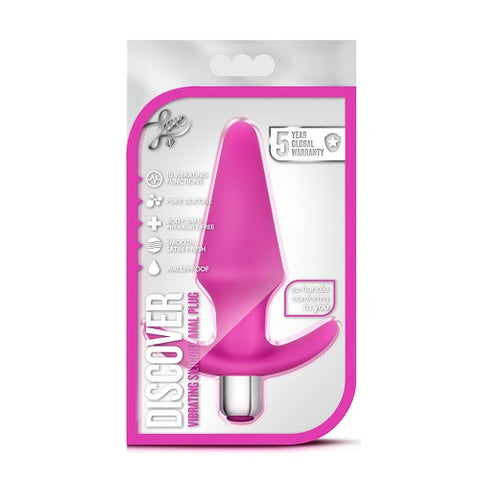 Luxe Discover Pink Anal Plug with 10 Vibrating Functions > Anal Range > Vibrating Butt Plugs