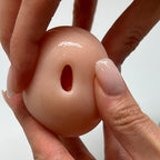 Alive Mini Shot Masturbator Compact Travel-Sized Strokerl White and Orange > Sex Toys For Men > Masturbators > Manual