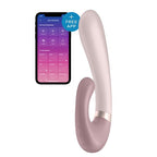 Satisfyer Heat Wave Connect App Vibrator Mauve with Dual Motors and Warming Function Default Title > Sex Toys > Couples Toys