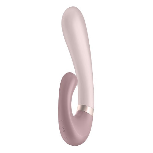 Satisfyer Heat Wave Connect App Vibrator Mauve with Dual Motors and Warming Function Couples Toys