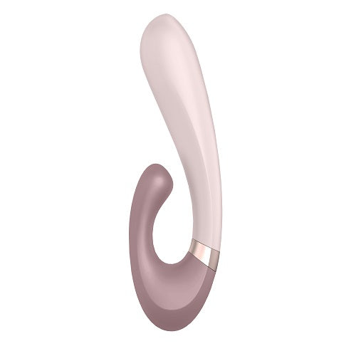 Satisfyer Heat Wave Connect App Vibrator Mauve with Dual Motors and Warming Function Couples Toys
