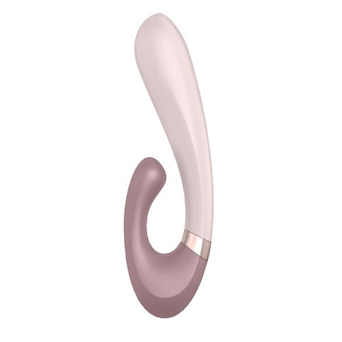 Satisfyer Heat Wave Connect App Vibrator Mauve with Dual Motors and Warming Function Couples Toys