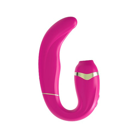 Adrien Lastic My G Clitoral Stimulator Pink with Dual Motors and Suction Technology Default Title STIMULATORS