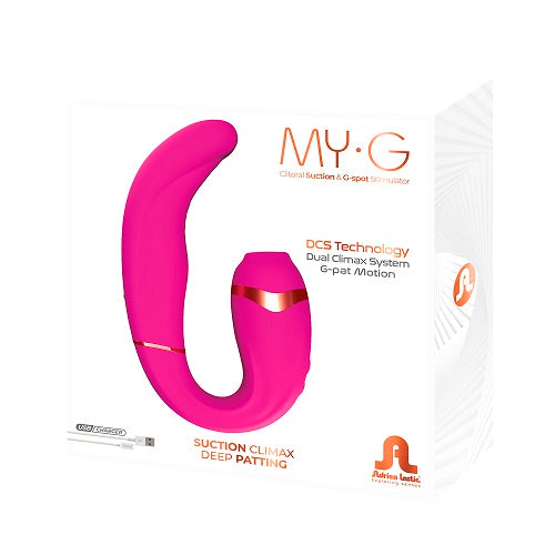 Adrien Lastic My G Clitoral Stimulator Pink with Dual Motors and Suction Technology STIMULATORS