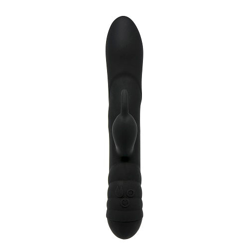Adrien Lastic Twister Rabbit Massager Black with Ultra Wave Motion System and 3D Vaginal Massage VIBRATORS-RABBIT