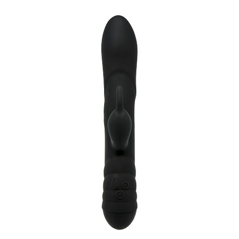 Adrien Lastic Twister Rabbit Massager Black with Ultra Wave Motion System and 3D Vaginal Massage VIBRATORS-RABBIT