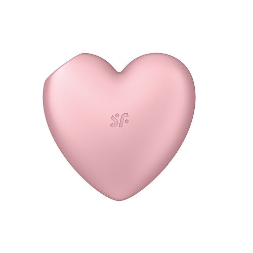 Satisfyer Cutie Heart Vibrator Pink Light Red Air Pulsation Stimulator Air Pulsation