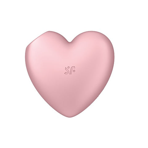 Satisfyer Cutie Heart Vibrator Pink Light Red Air Pulsation Stimulator Air Pulsation