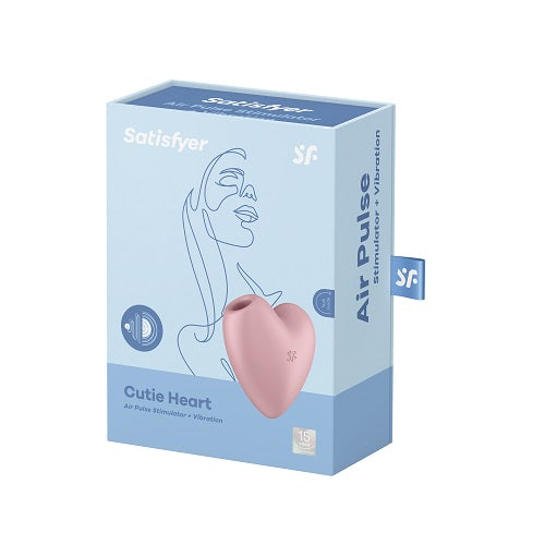 Satisfyer Cutie Heart Vibrator – Air Pulsation Stimulator Silicone Vibrator > Sex Toys For Ladies > Air Pulsation