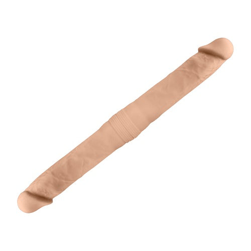 SILEXD Model 1 Double Dong in Light Flesh 16.5 Inch Realistic Dual Density Memory Silicone Dildo Default Title > Realistic Dildos and Vibes > Oversized Toys