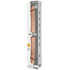 SILEXD Model 1 Double Dong in Light Flesh 16.5 Inch Realistic Dual Density Memory Silicone Dildo > Dildos > Oversized Toys