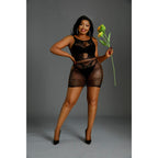 Moonlight Plus Model 01 Black Plus Size Dress > Clothes > Plus Size Lingerie