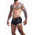 Cut 4 Men Peekaboo Mini Pants Large Black Default Title > Clothes > Mens G-Strings