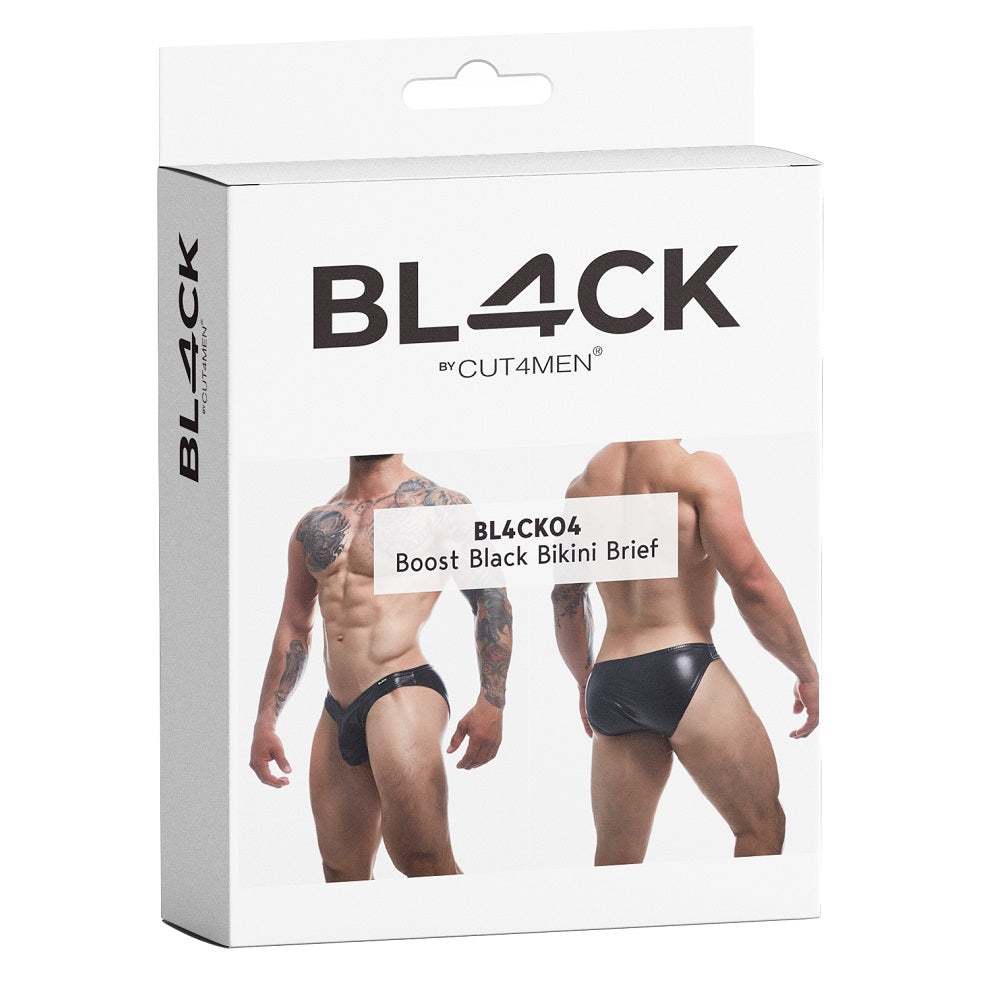 Cut 4 Men Boost Bikini Brief Large Black > Clothes > Mens Briefs
