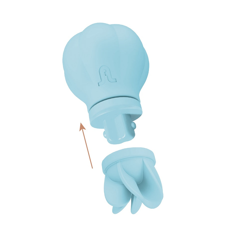 Adrien Lastic Caress Blue Rotating Massager with 5 Interchangeable Heads > Vibrators > Standard Vibrators