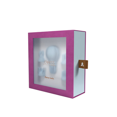 Adrien Lastic Caress Blue Rotating Massager with 5 Interchangeable Heads > Vibrators > Standard Vibrators