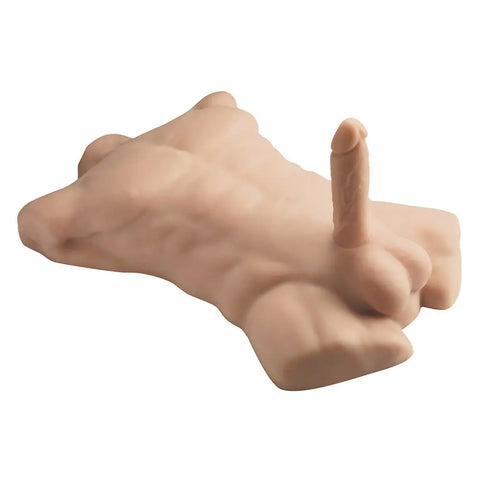 Silexd 7 Inch Apollo Half Male Torso with Interchangeable Dildo Liquid Silicone Caramel > Sex Toys > Sex Dolls > Premium