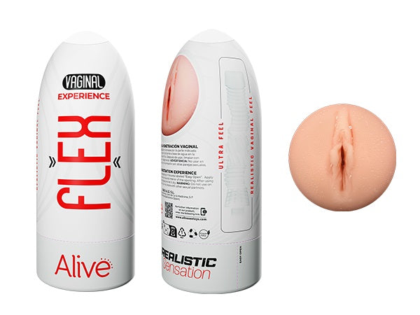 Alive Vaginal Flex (Size M) – Flexible Masturbator Toy > Sex Toys For Men > Masturbators > Manual