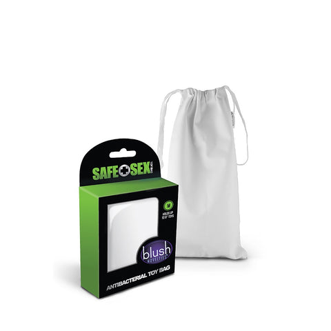 Safe Sex Antibacterial Toy Storage Bag for Intimate Toys White Adult Toy Storage
