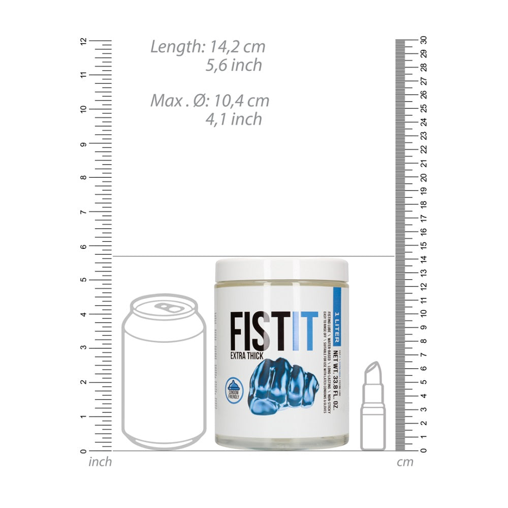 Pharmquests Fist-It Extra Thick – Thick Water-Based Lubricant 1000ml Tub > Lube > Fisting