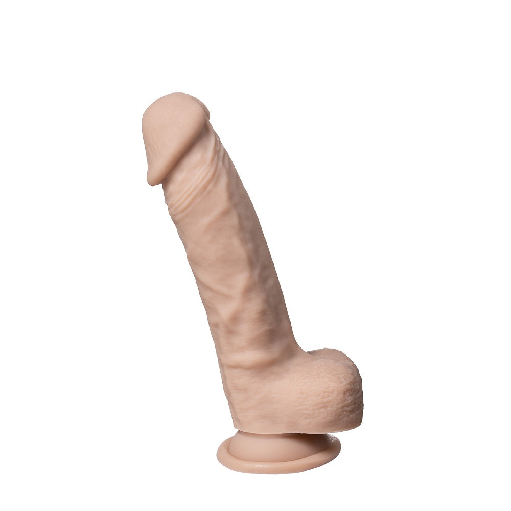 Silexd 7 Inch Real Skin Flesh - Dildo with Balls Dongs Realistic