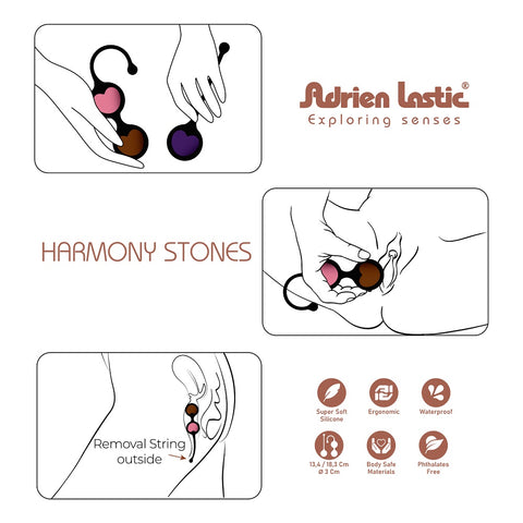 Adrien Lastic Harmony Stones Massage Therapy Set Massage Gift Set