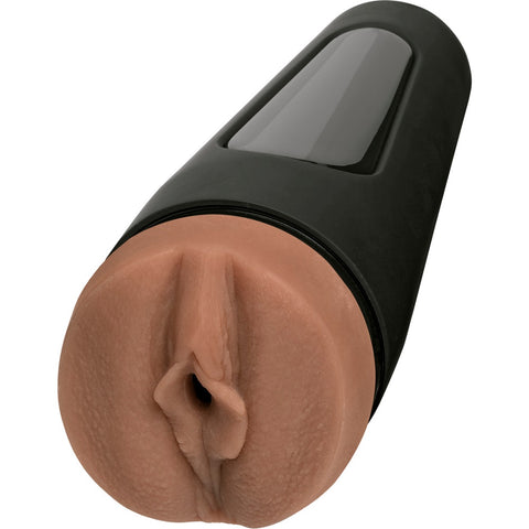 Main Squeeze Honey Gold Ultraskyn Stroker Pussy With Variable Pressure and Textured Interior Strokers - Celebrity