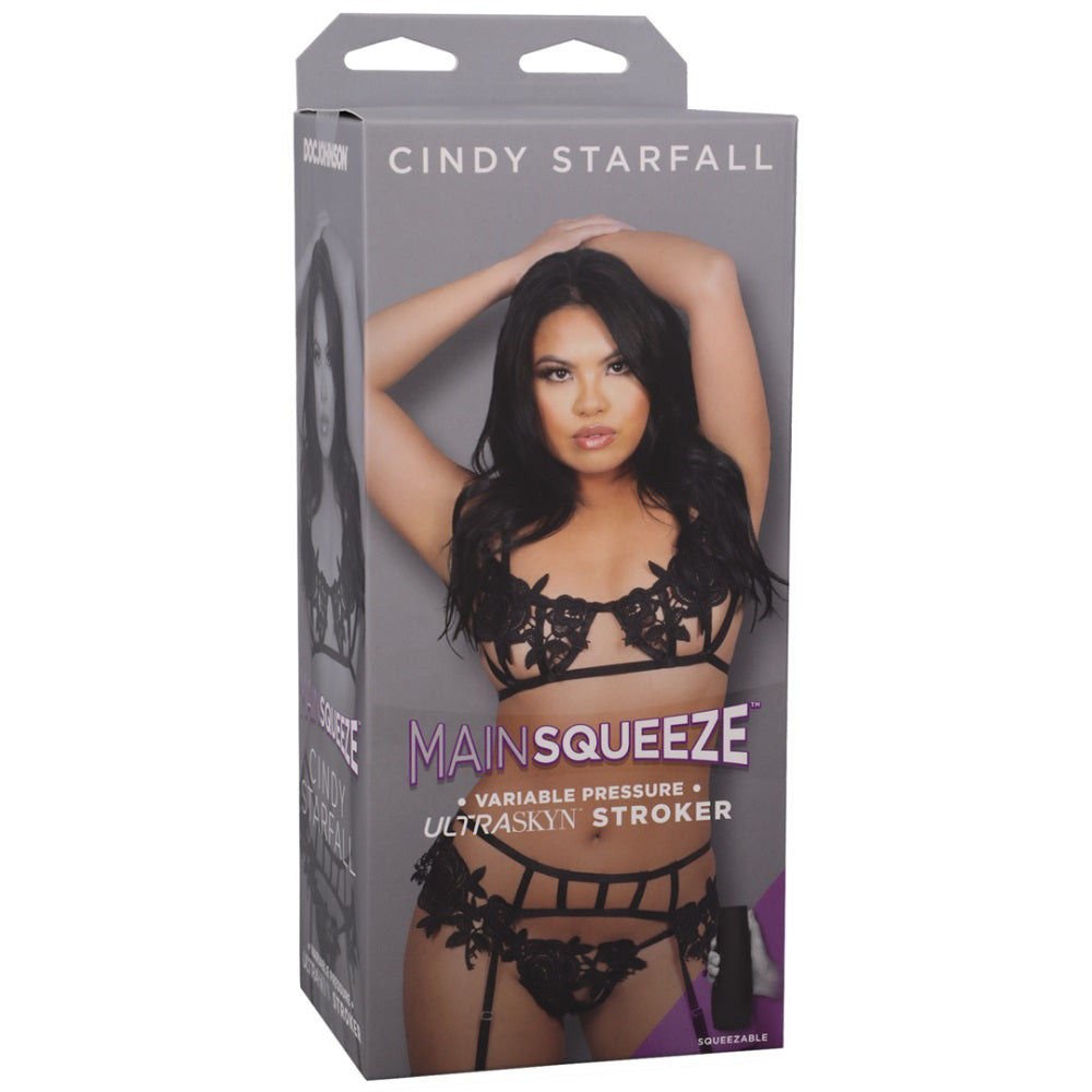 Main Squeeze Cindy Starfall Ultraskyn Stroker Pussy in Vanilla Beige 9 Inch > Sex Toys For Men > Masturbators > Pornstar