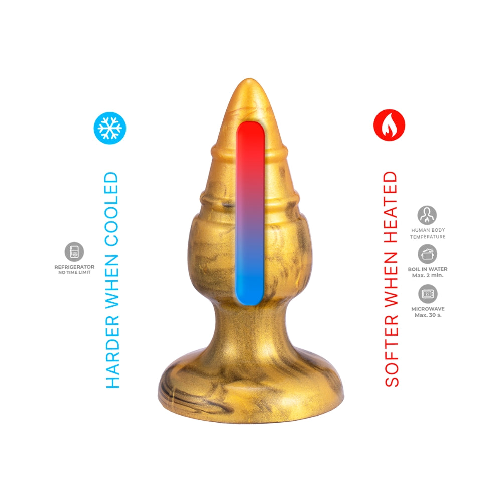 SilexD Fantasy Collection Goldy Medium – Silicone Butt Plug > Anal Range > Butt Plugs