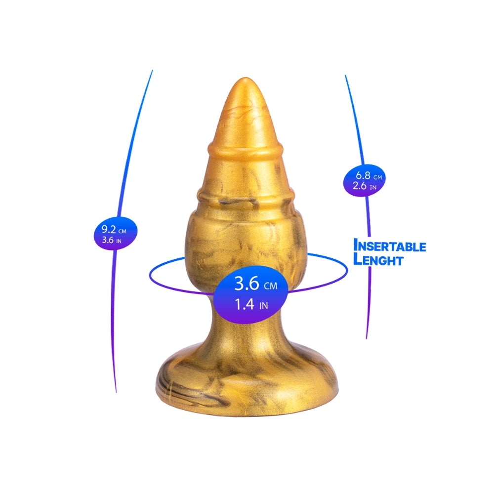 SilexD Fantasy Collection Goldy Medium – Silicone Butt Plug > Anal Range > Butt Plugs