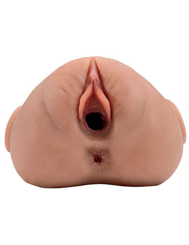Pdx Plus Double Pounder Vibrating Squeeze Stroker Toy Light > Sex Toys For Men > Masturbators > Manual