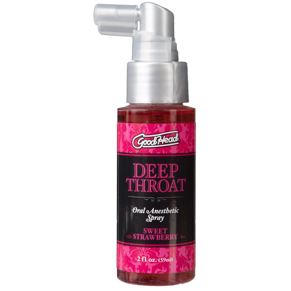 GoodHead Deep Throat Spray 59ml - Sweet Strawberry Flavor Default Title > Lube > Oral Gels & Sprays