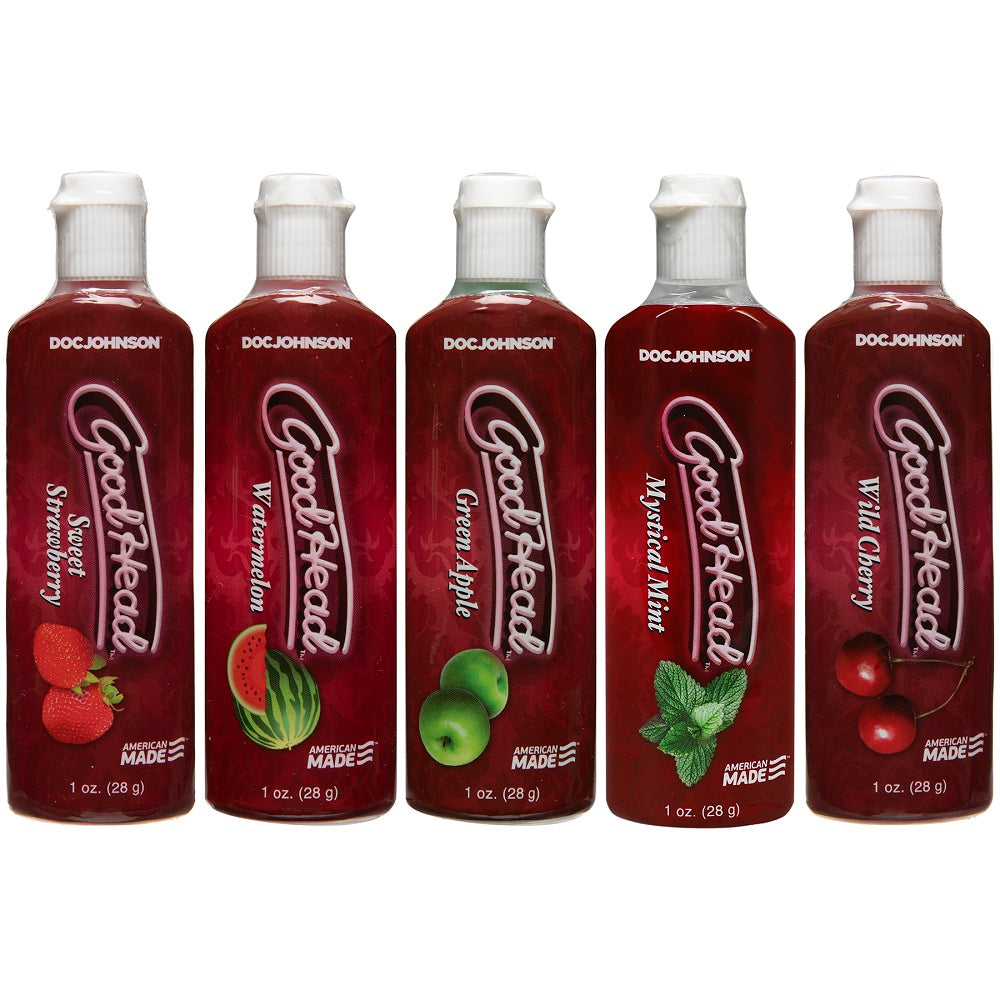 Goodhead Oral Delight Gel 1 Ounce 5 Pack 28g ea Default Title > Lube > Oral Gels & Sprays