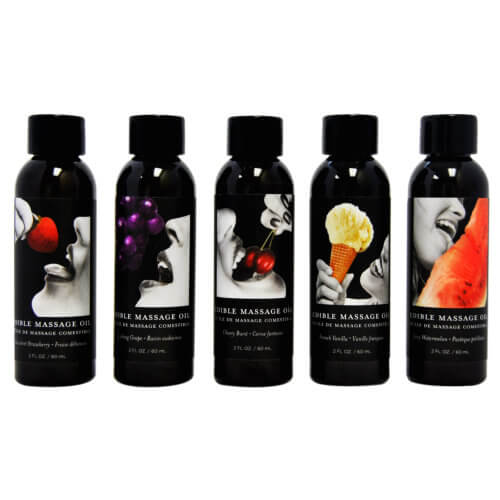 Edible Massage Oil Gushing Grape Flavored 59ml Bottle Default Title > Essentials > Massage Oil