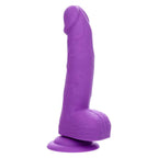 Neon Silicone Studs 6 Inch 15.25 cm Purple Silicone Dildo with Suction Cup Base > Dildos > Realistic Dildos