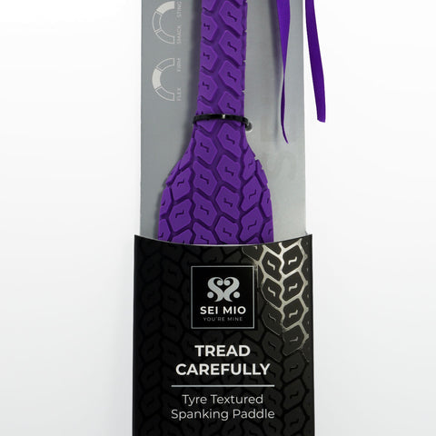 Sei Mio Tyre Paddle Purple 15 Inch Double-Sided Vegan Waterproof Spanking Paddle > Bondage Gear > Paddles