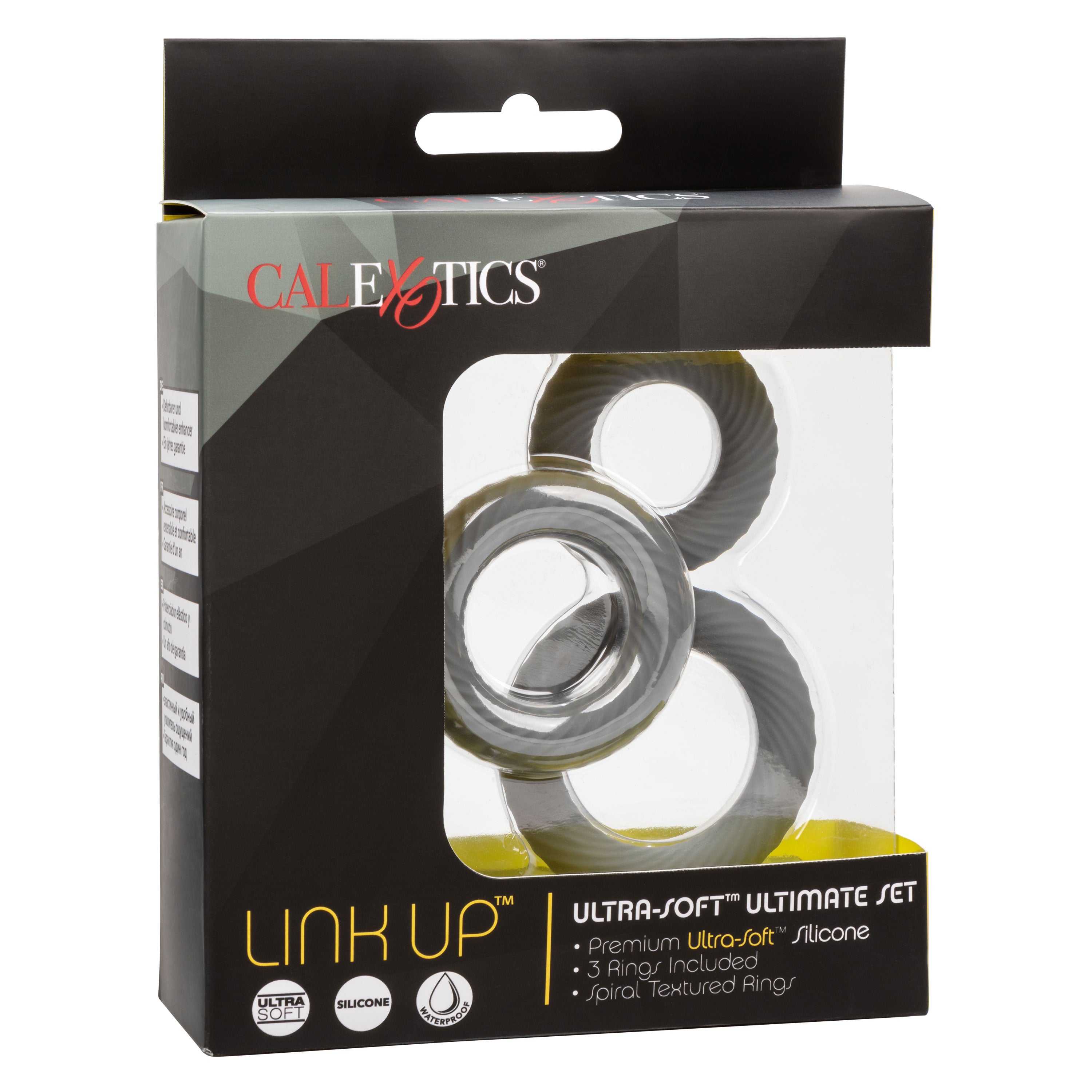 Link Up Ultra Soft Ultimate – Plush Stretchy Cock Ring Set > Cock Ring > Sets