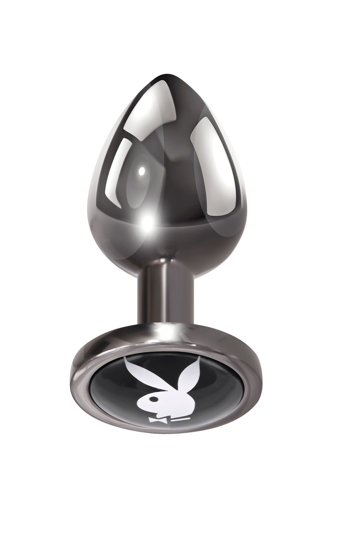 Playboy Pleasure Tux Small Metal Butt Plug 7.4 cm Size > Anal Range > Jewel Butt Plugs
