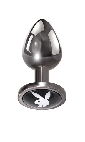 Playboy Pleasure Tux Small Metal Butt Plug 7.4 cm Size > Anal Range > Jewel Butt Plugs