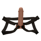 Performance Maxx Life-Like Extension with Harness 2 Inch Length - Ivory or Brown Brown > Dildos > Hollow Strap Ons
