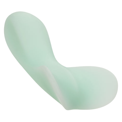 Pacifica Tahiti Full Coverage Massager in Mint Green with 10 Functions, Liquid Silicone, USB Rechargeable, Waterproof IPX7 Vibrators