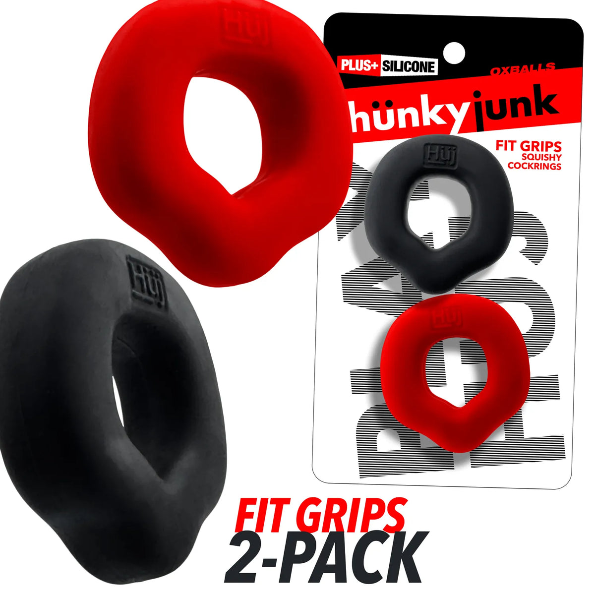 Fit Grips 2-Pack Ergo-Fit Cockrings > Cock Ring > Sets
