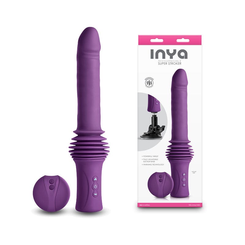 NS Novelties VIBRATORS Purple INYA Super Stroker - 657447108327